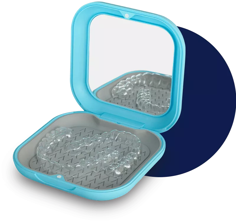spark aligner case with mirror